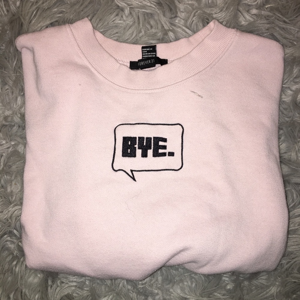 Forever 21 Cropped Sweatshirt